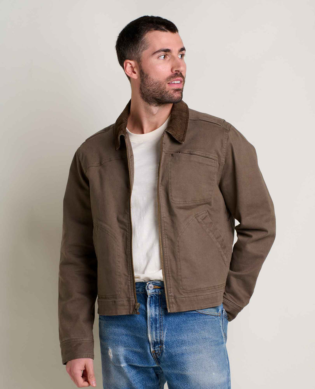 Mens Trucker Jacket, Flannel Lined Workwear