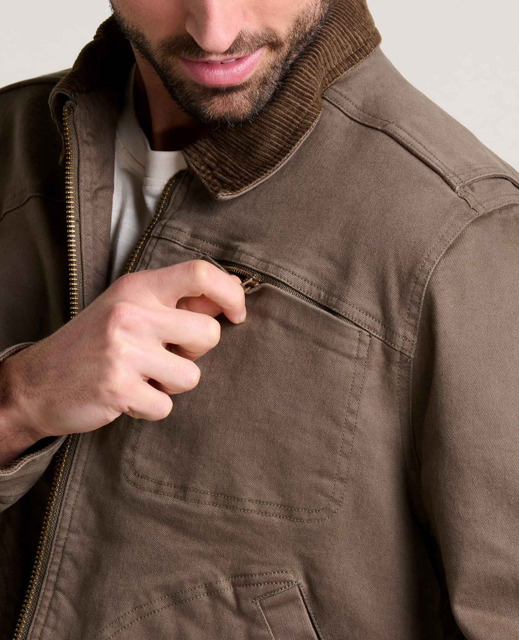 Mens Trucker Jacket, Flannel Lined Workwear
