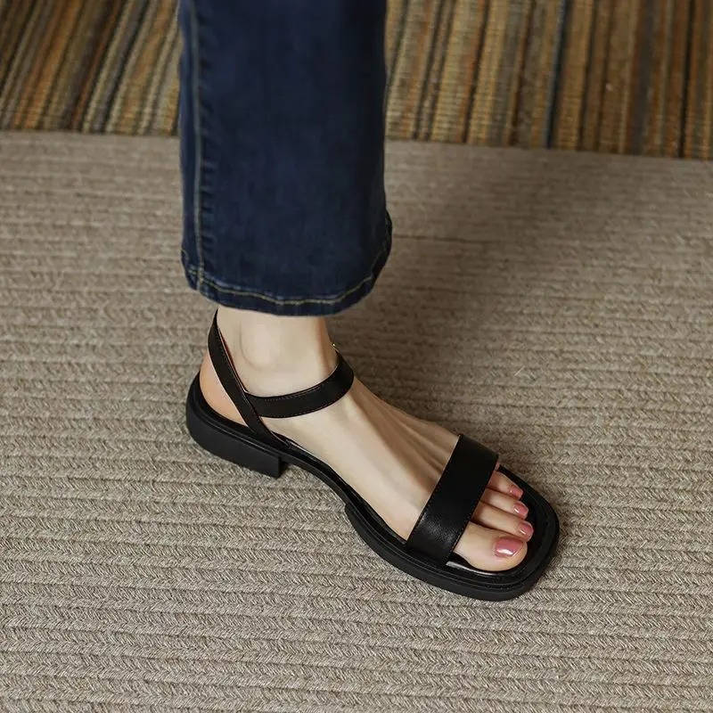 Vegan Leather Sandals, Fashionable Comfortable Sandals for Walking and Daily Use
